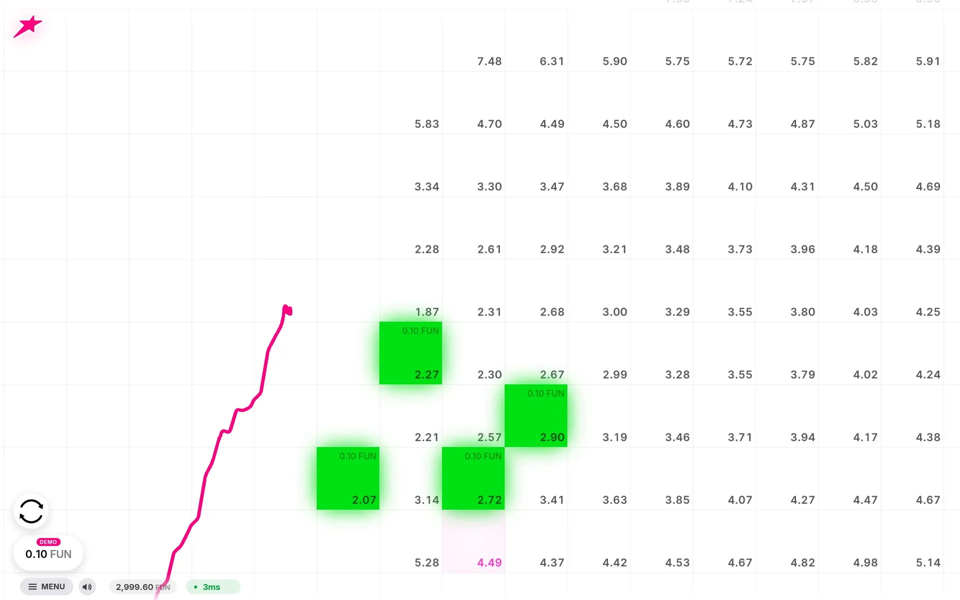 Tapium — Game in play